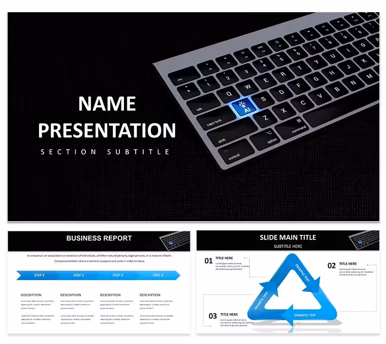 AI Technology Keynote Template: Automate Inspiration