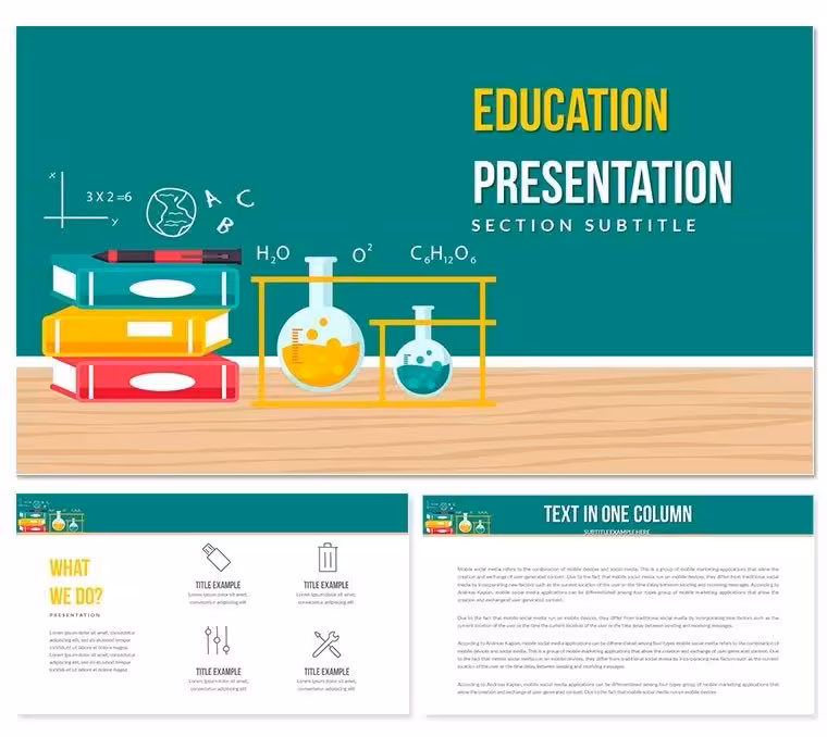 Chemistry PowerPoint Templates - Lessons, Tests & Classroom Tasks