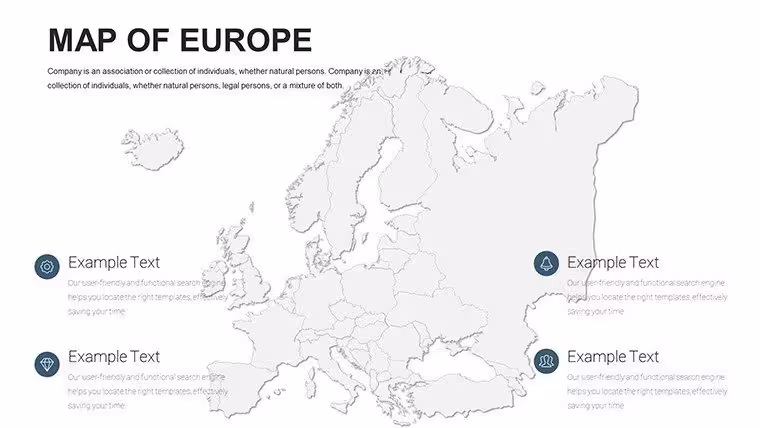 Editable Europe PowerPoint maps - Slide12