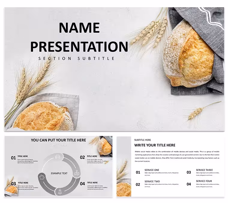 Mouthwatering Baking PowerPoint Template