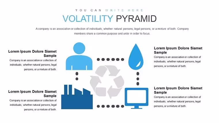 Volatility Pyramid Keynote Template: Master Business Uncertainties