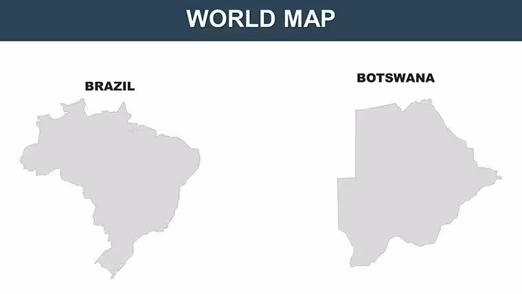 World : Central Africa Republic Countries PowerPoint maps