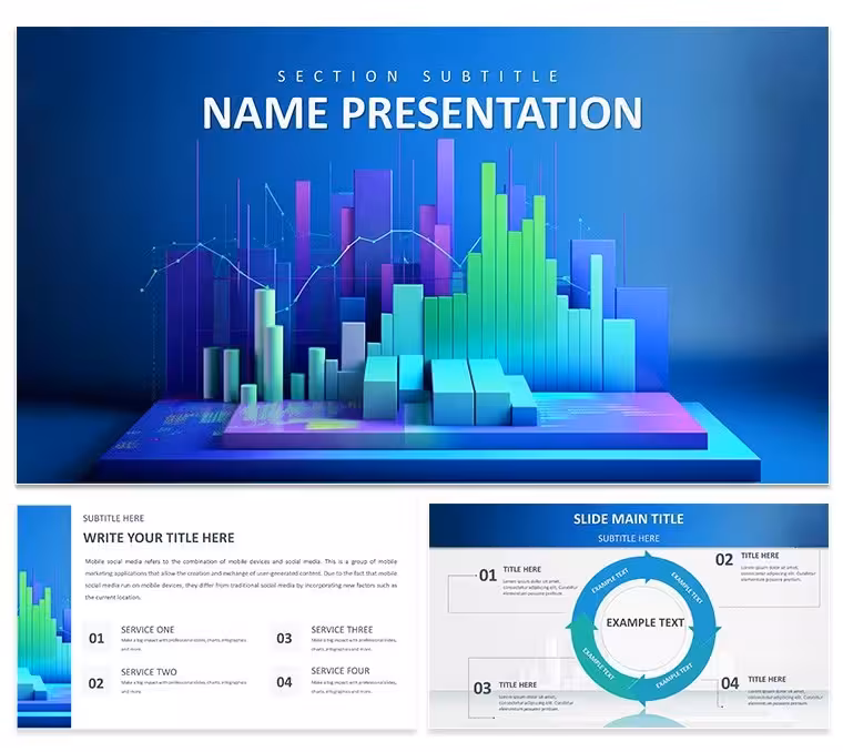 Business Graph Keynote Template