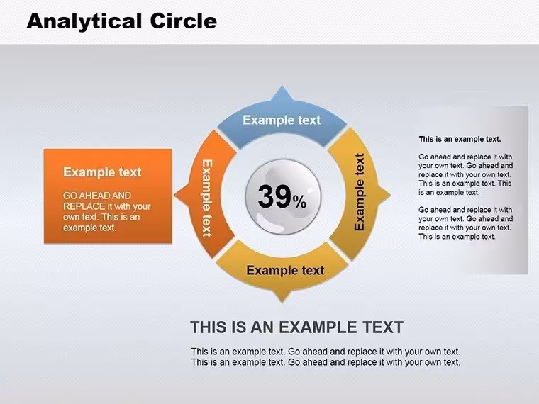 Analytical Circle PowerPoint Charts: Illuminate Insights with Precision