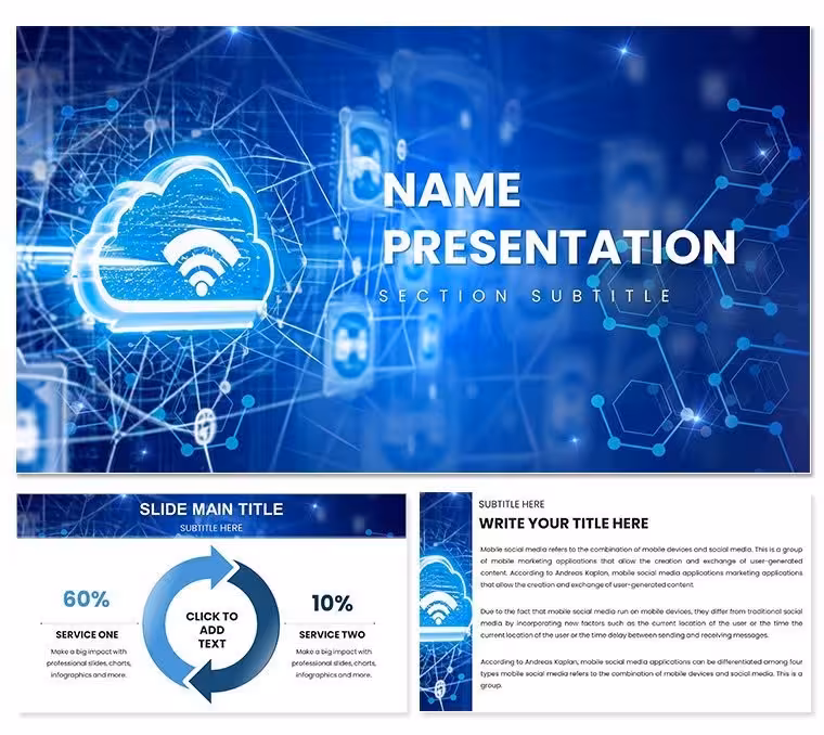 Network Cloud Keynote Template: Connect Ideas Seamlessly