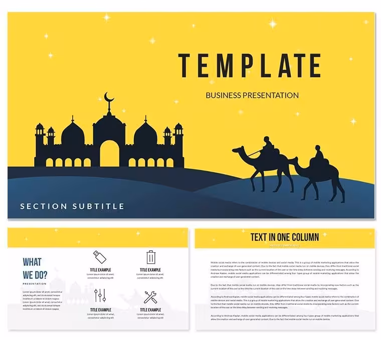 Islamic Night PowerPoint templates