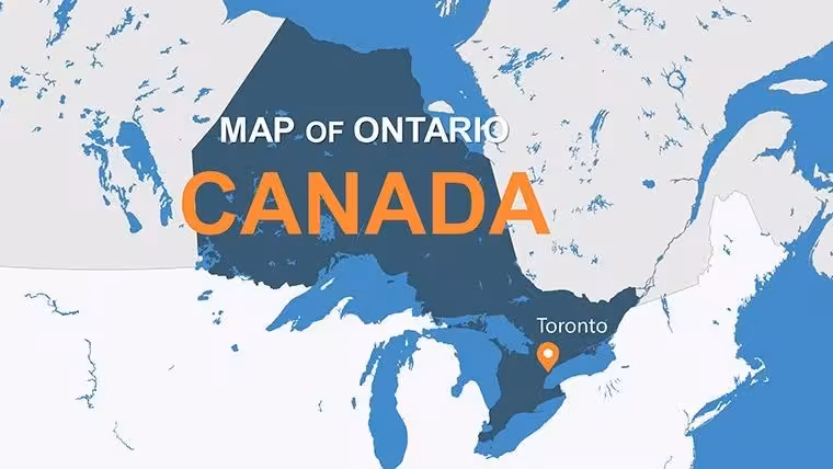 Ontario Canada Professional Keynote Maps Template
