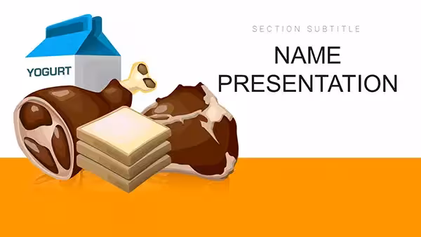 Vitamin B Foods PowerPoint Template