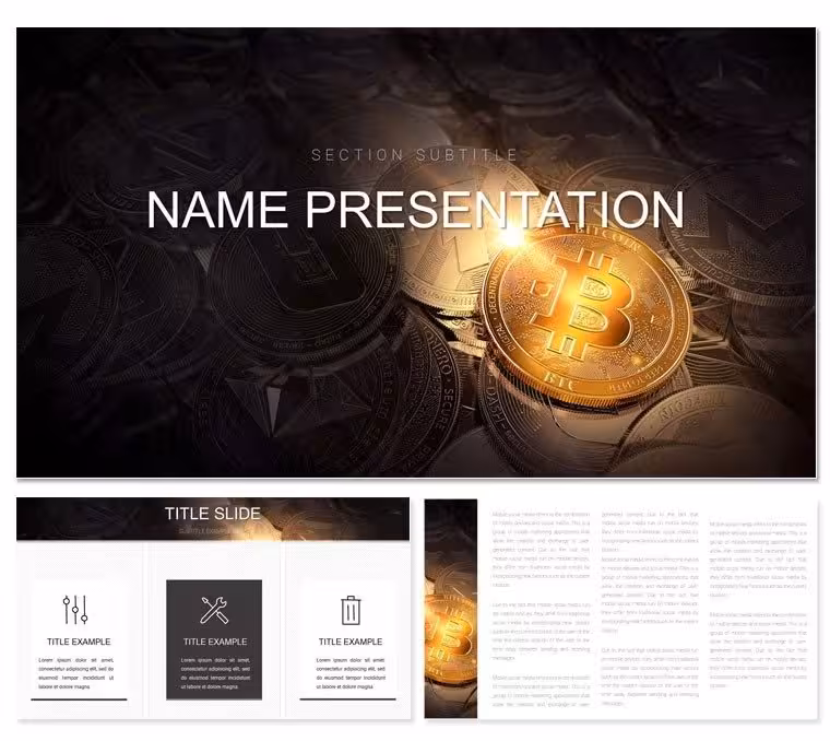 Digital Currency PowerPoint Template: Revolutionize Finance Visuals