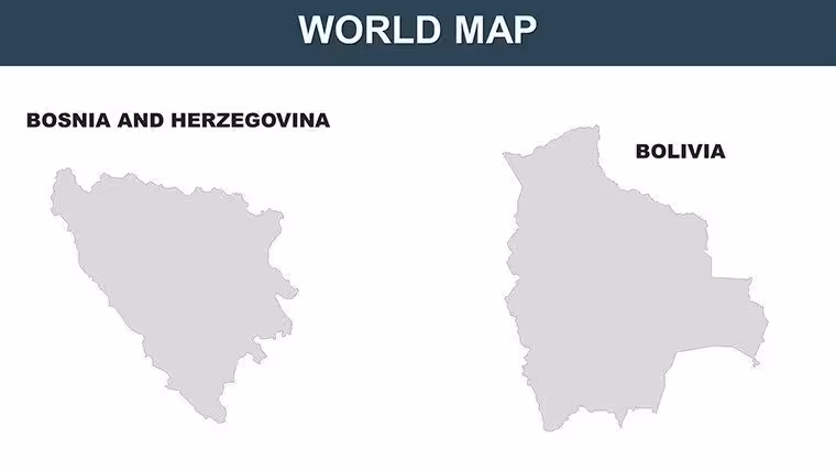 World : Canada Countries PowerPoint maps