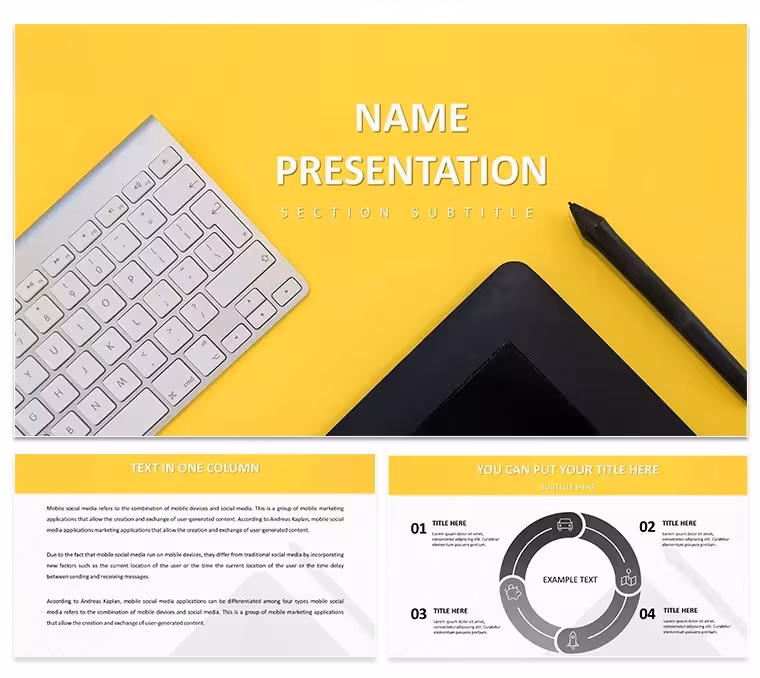 Digital Marketing PowerPoint Template for Agencies - Fully Editable | Instant Download | ImagineLayout