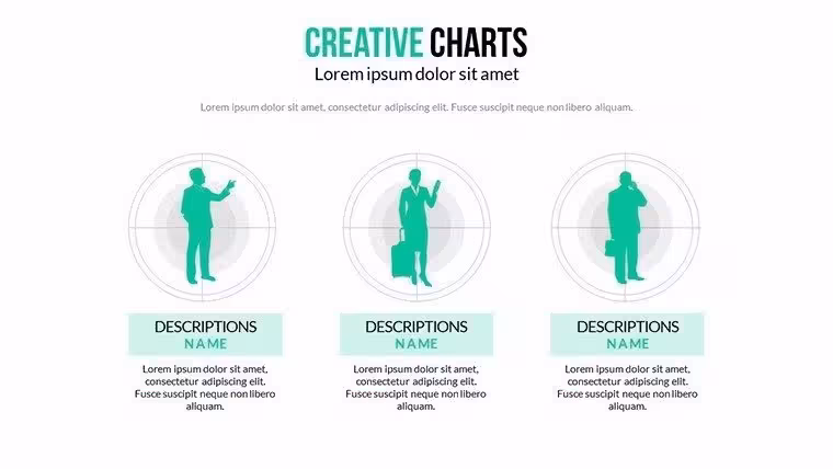 Creative Light Process Charts - Fully Editable PPTX