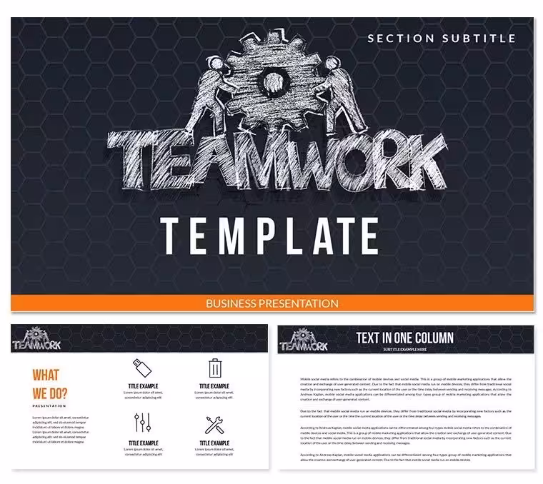Teamwork PowerPoint templates
