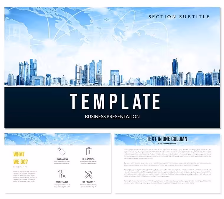 Megapolis PowerPoint templates