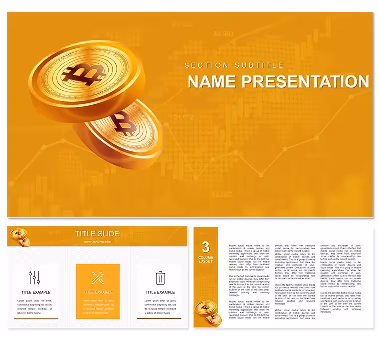 Bitcoin Price Analysis PowerPoint Template | Download Now