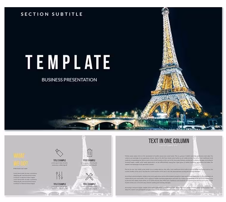 Paris, France - Guide to Paris PowerPoint templates
