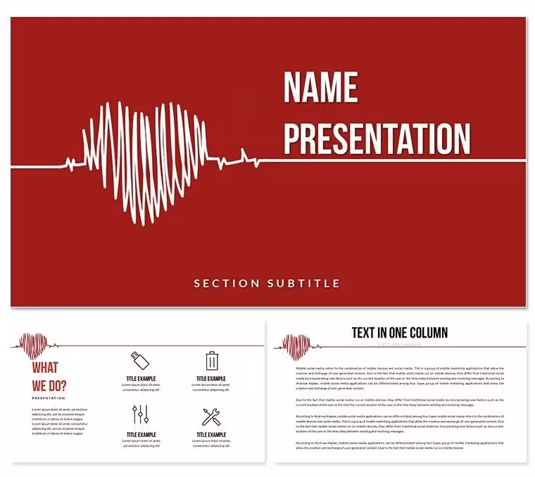 Heartbeat PowerPoint Template