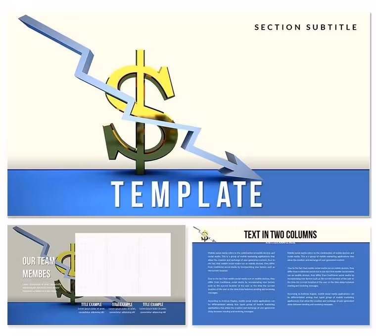 Strengthening dollar PowerPoint templates