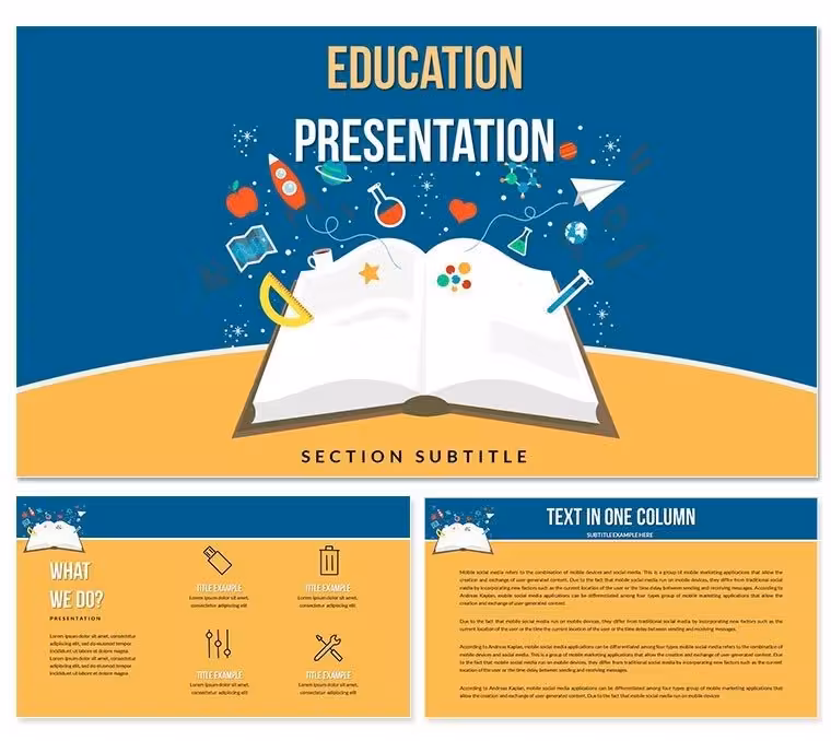 E-Learning Diagrams - Editable PPTX | ImagineLayout