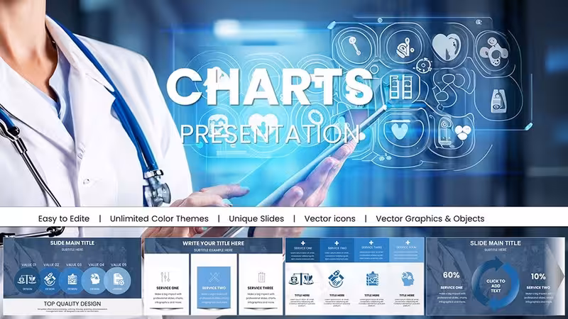 Medical Health PowerPoint Charts Template
