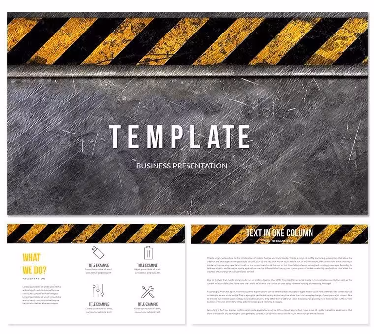 Background Police Ribbon PowerPoint templates
