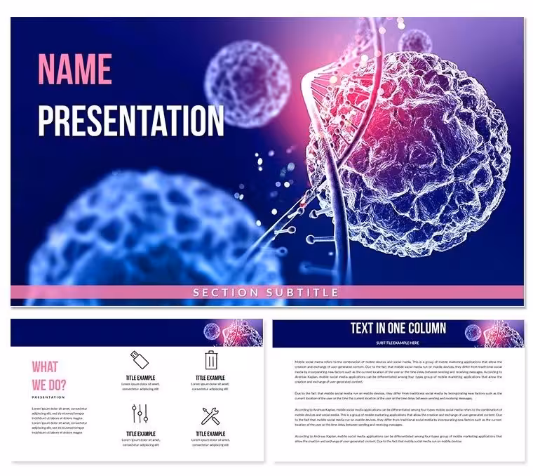 Engage and Educate with High-Quality DNA and Genes PowerPoint Templates
