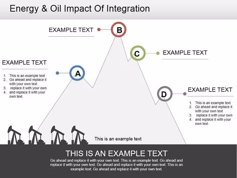 Oil Industry PowerPoint Diagram Template: Fuel Your Energy Presentations