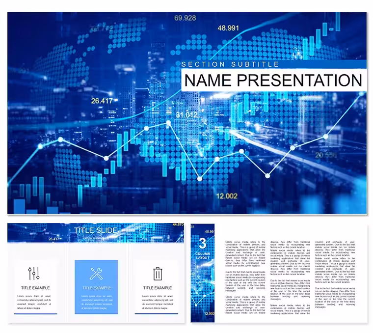 Economics Major PowerPoint Template: Visualize Social and Financial Dynamics