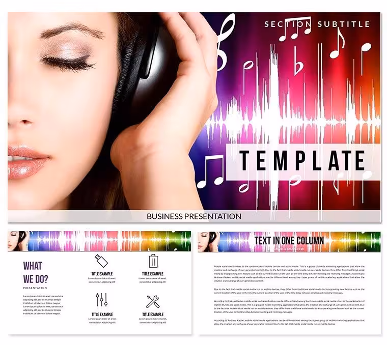 Listen to Music PowerPoint templates