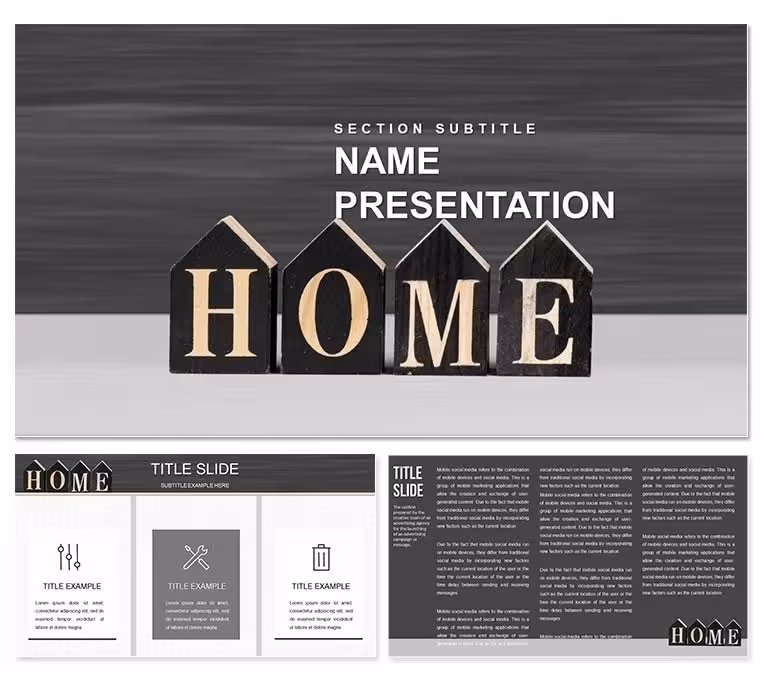 Home PowerPoint Template Presentation