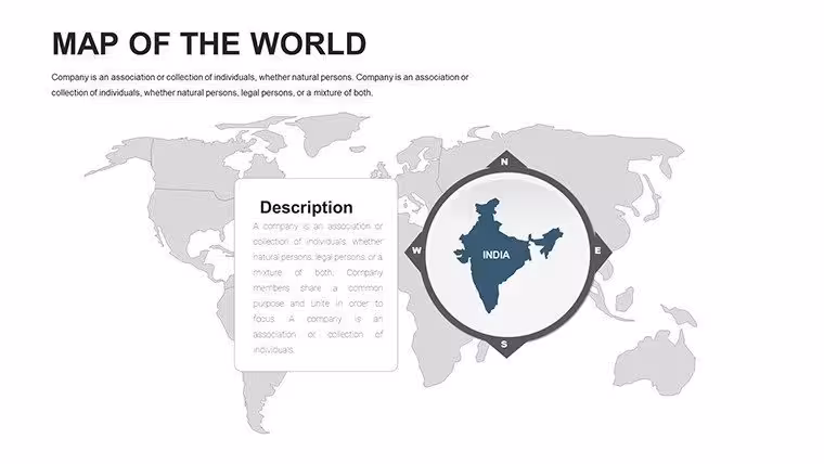 Editable World PowerPoint maps - Slide5