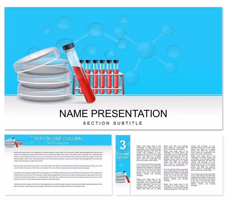 Medical Laboratory Equipment PowerPoint templates