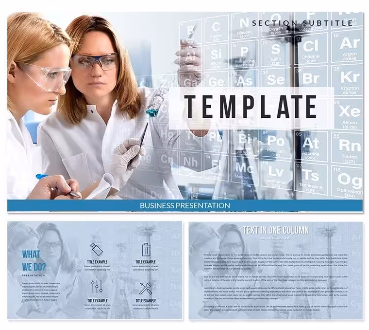 Chemical Experiment PowerPoint template
