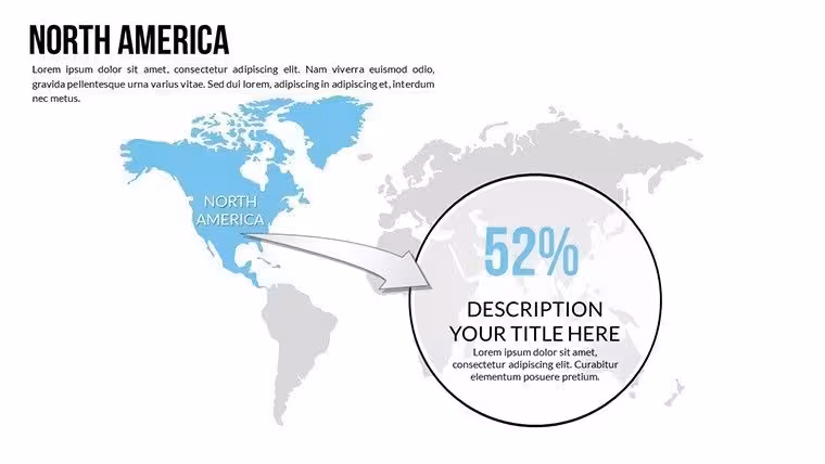 North America World Countries PowerPoint Maps Templates