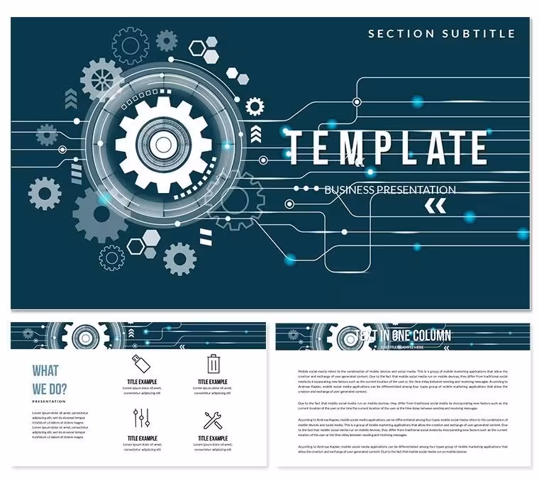 Movement Mechanism PowerPoint templates