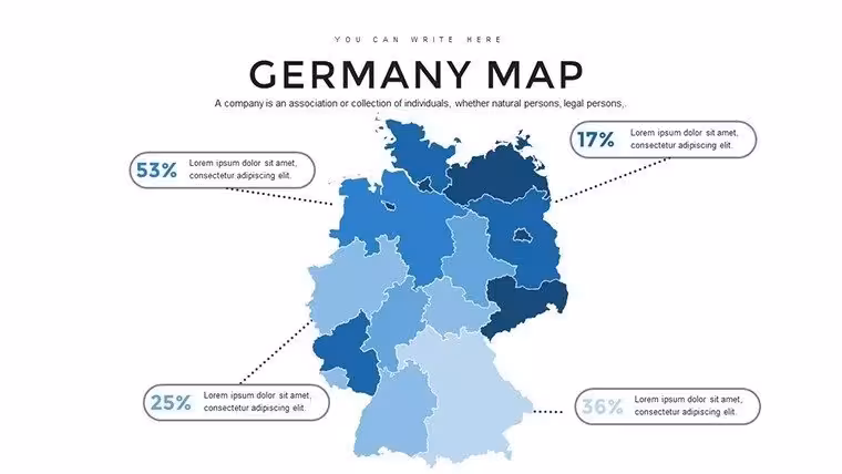 Germany - States PowerPoint Maps