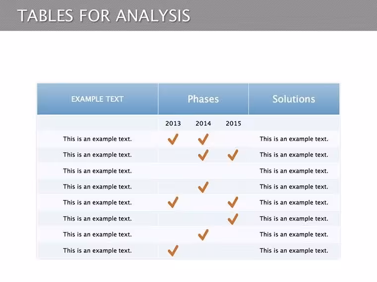 Tables for Analysis Keynote Diagrams: Unlock Deeper Insights