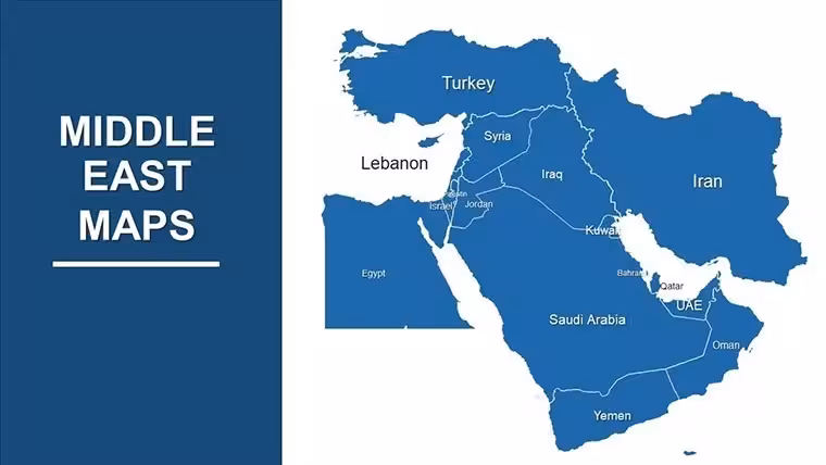 Middle East Keynote Maps Template: Navigate Complex Regions with Ease