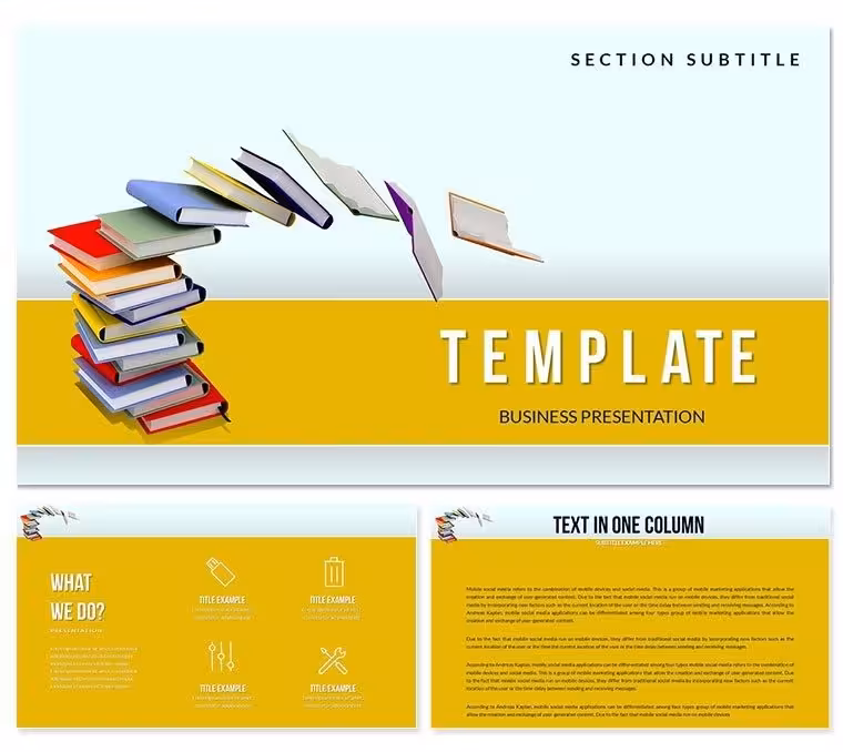 Best Books - Publishing PowerPoint templates