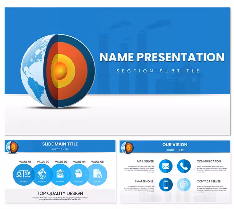 Geothermal Energy PowerPoint Template