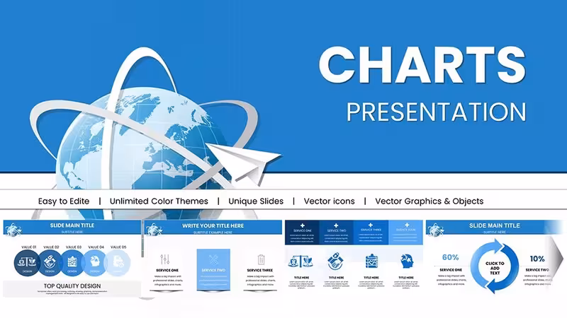 Air Delivery PowerPoint Charts: Logistics Templates