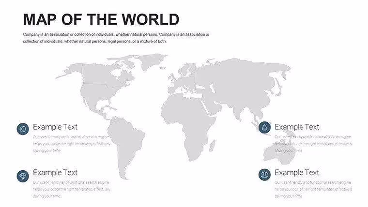 Editable World PowerPoint maps - Slide6