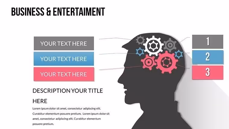 Entertainment Business PowerPoint Charts Template - Presentation