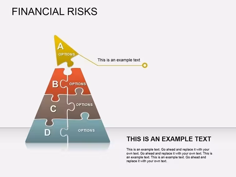 Financial Risks PowerPoint Diagrams Template: Download PPTX