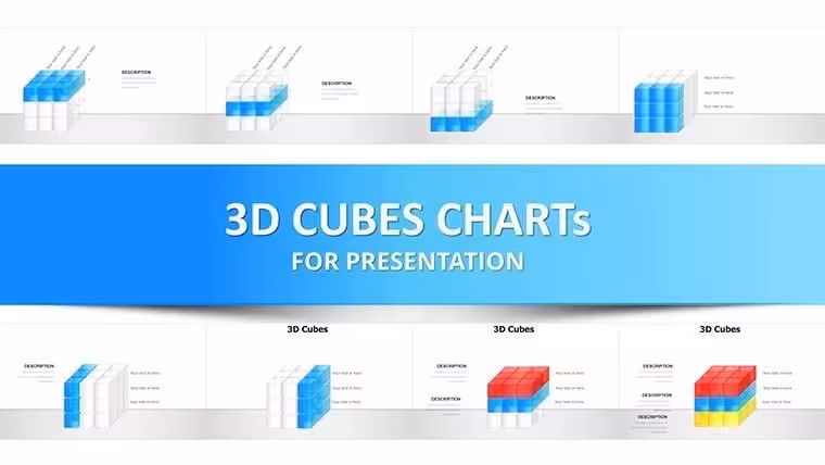 3D Cubes PowerPoint Charts: Add Dimension to Your Data Narratives