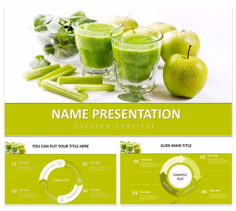 Healthy Living Keynote Template: Fueling Vitality Through Visuals