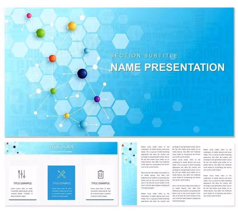 Chemistry Lessons PowerPoint Template: Ignite Classroom Discoveries