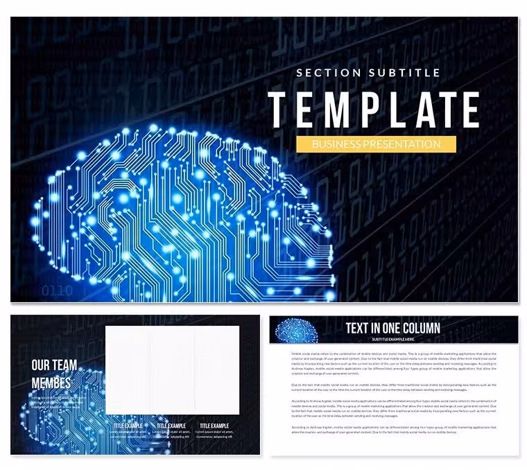 Artificial Intelligence PowerPoint Template: Presentation