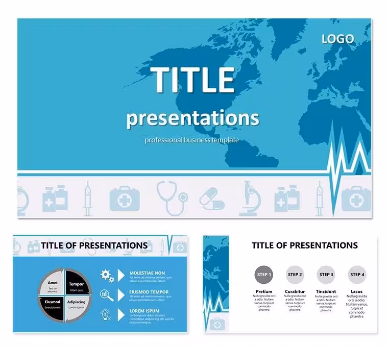 Medicine in the World PowerPoint Template: Presentation