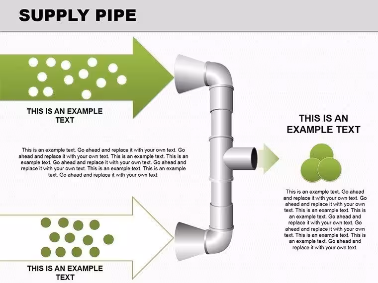 Supply Pipe 3D Flow Diagrams - Instant Download